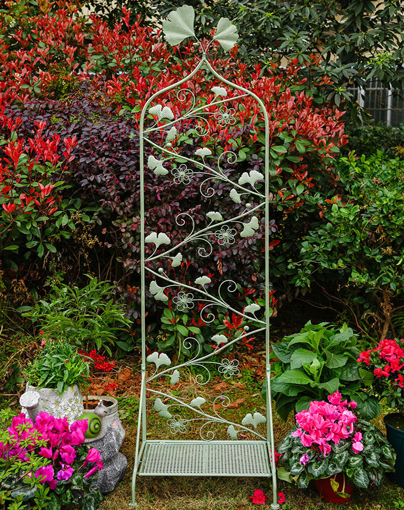 室外庭院绿植爬藤藤架底座置物架阳台花店铁线莲花架