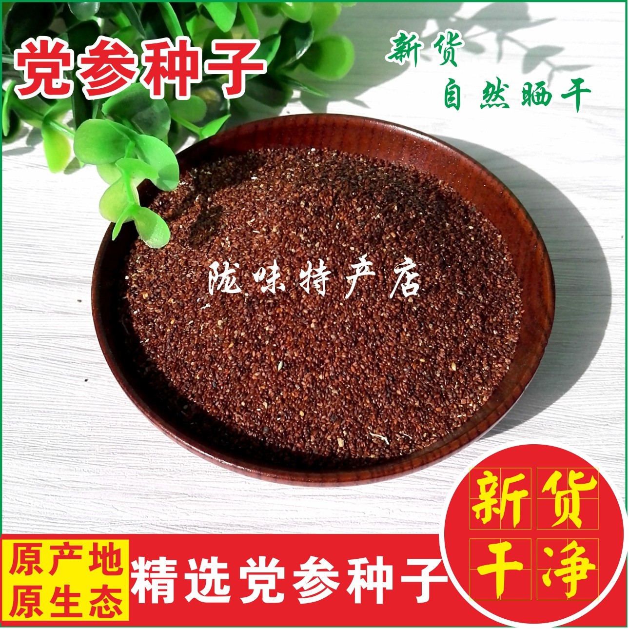 党参种子500g克包邮纯新优质甘肃白条党参籽潞党文党种子发芽率高