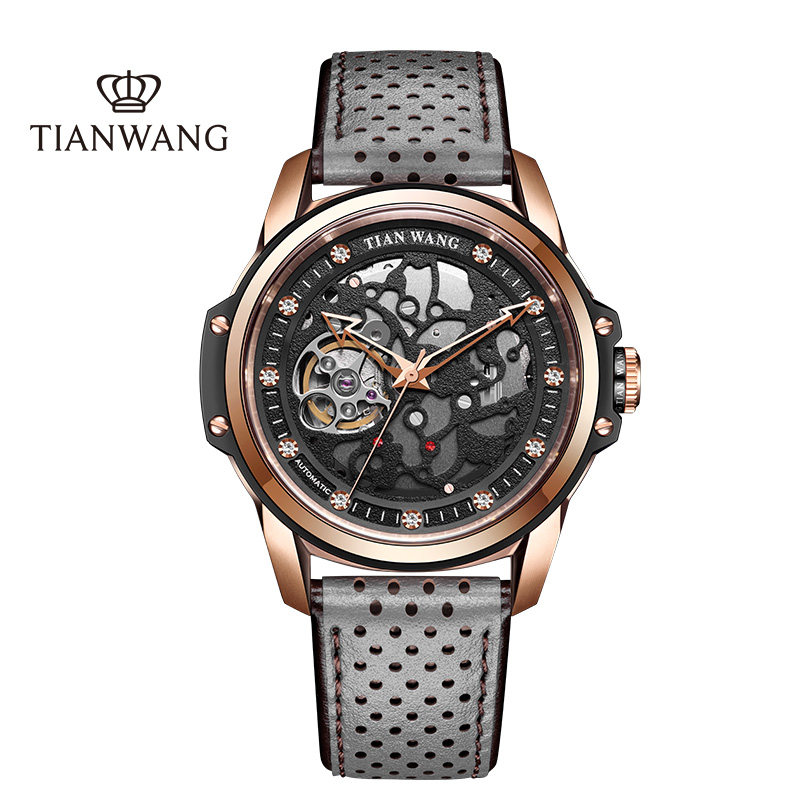 天王自动机男友男表手表机械手机械自动镂空大气国产腕表