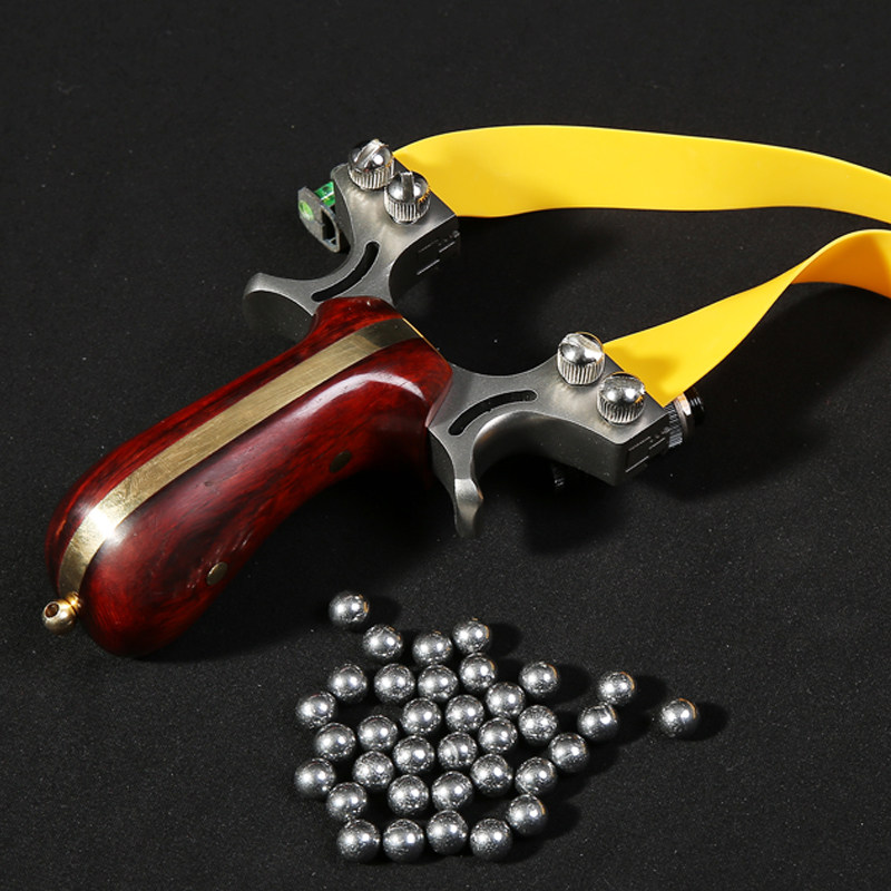 弹弓扁皮架子弹工实木强力弹功精准飞镖