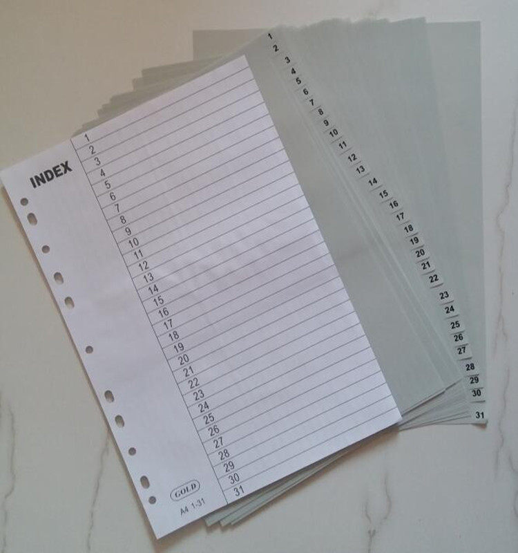 索引分类a411孔31页pp分页隔页131分页纸