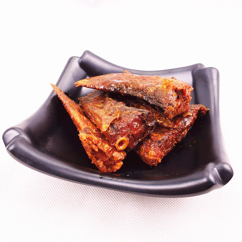 老憨清江野渔三峡宜昌特产香辣鱼尾尾巴即食即食鱼零食