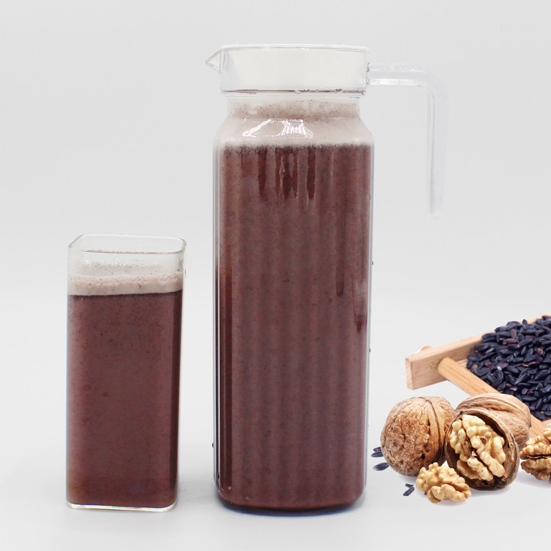 鲜榨黑米核桃汁粒现榨冷热热饮即食早餐商用纯果蔬汁