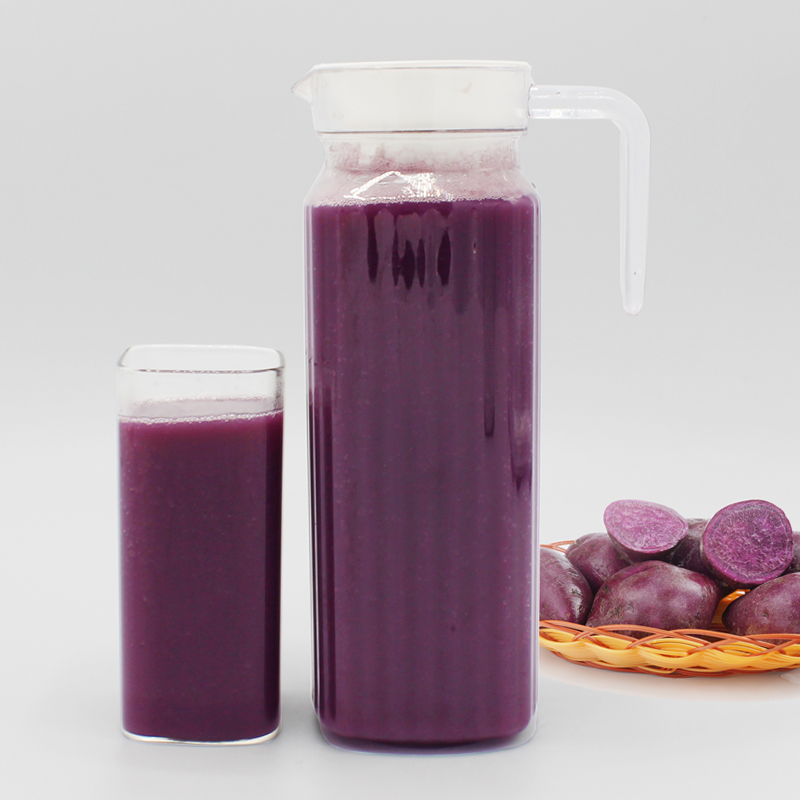 鲜榨养生生紫薯汁粒现榨冷热热饮即食早餐商用纯果蔬汁