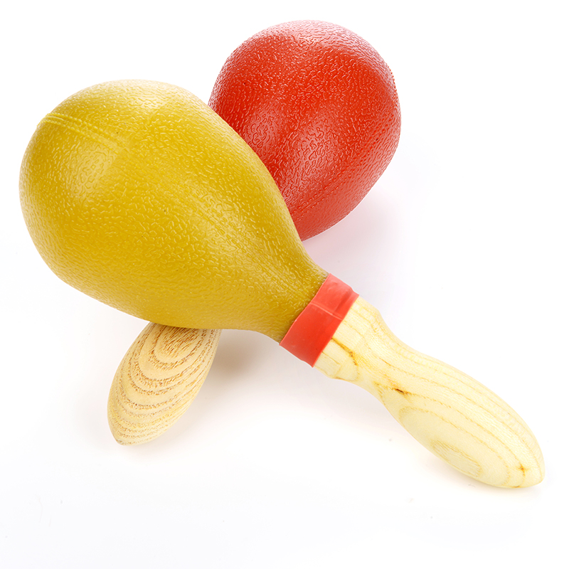 ktv沙锤奥尔夫乐器迪吧沙球塑料玩具木制手柄喝酒沙锤