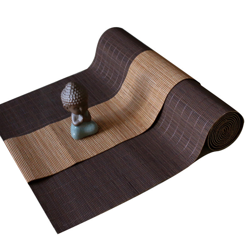 茶席竹席茶帘竹帘泡茶茶盘日式功夫功夫茶茶道茶道