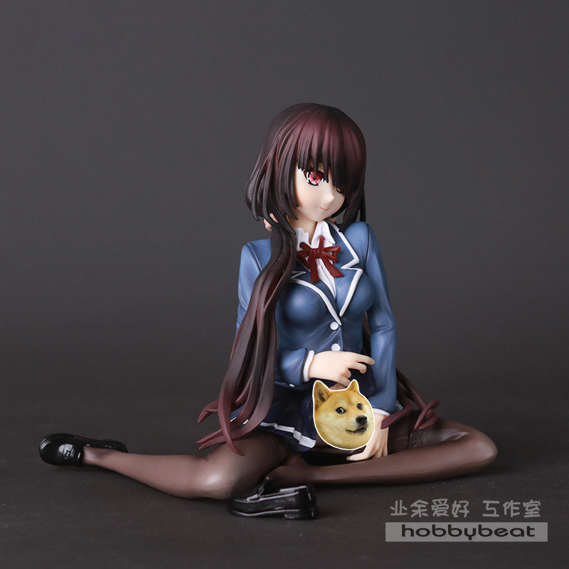 手办珠亿约会作战校服jk坐姿时崎动漫二次元手办