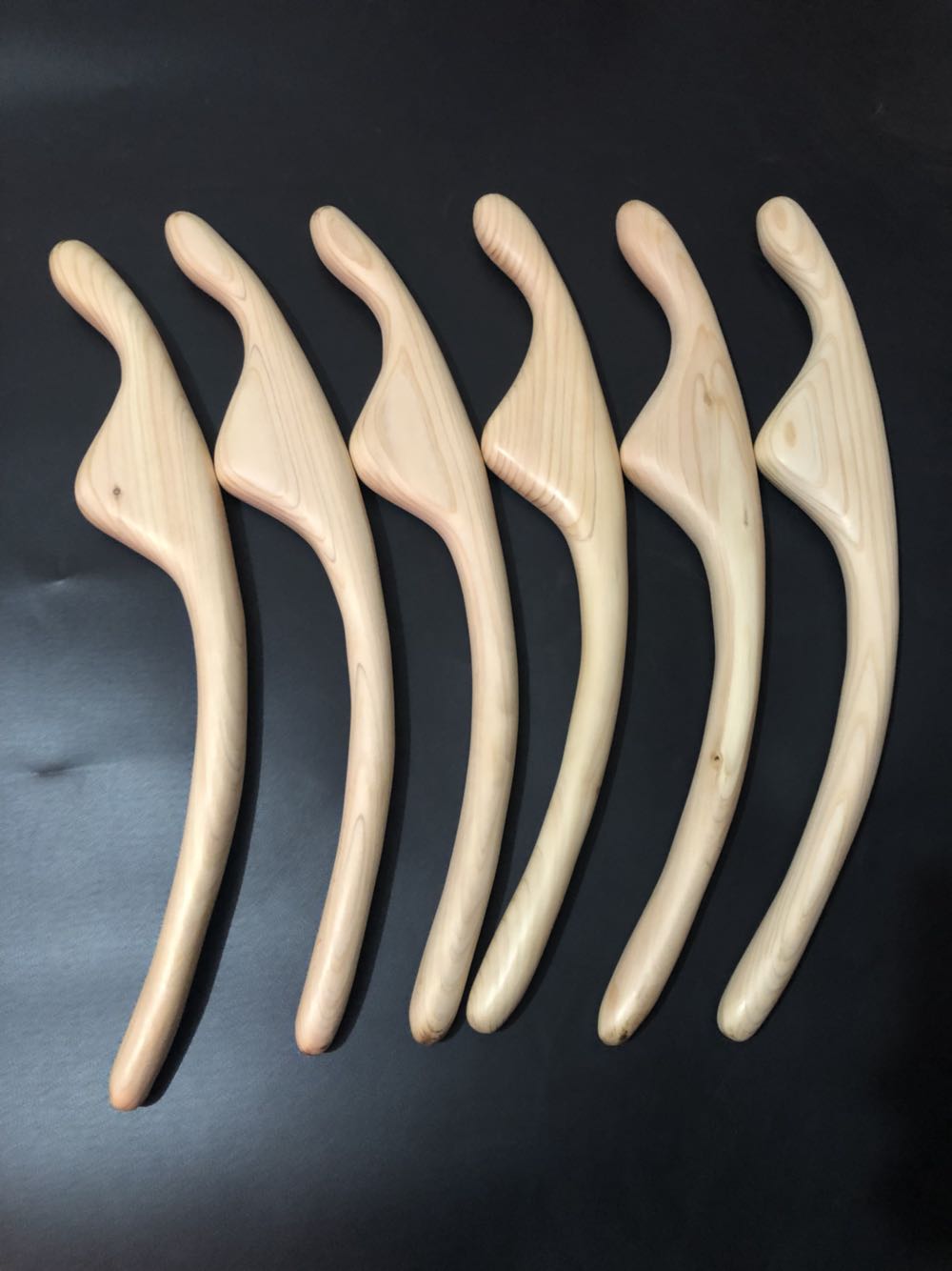 powertreeol日式桧木体雕面雕美体美颜雕塑刮痧按摩棒