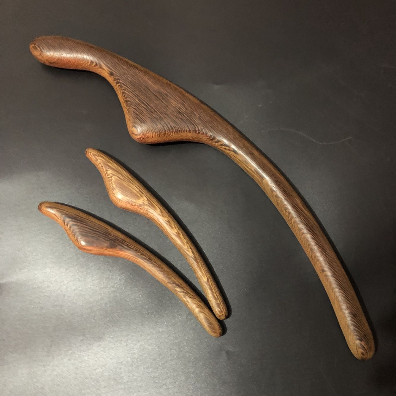 powertreeol日式桧木体雕面雕美体美颜雕塑刮痧按摩棒