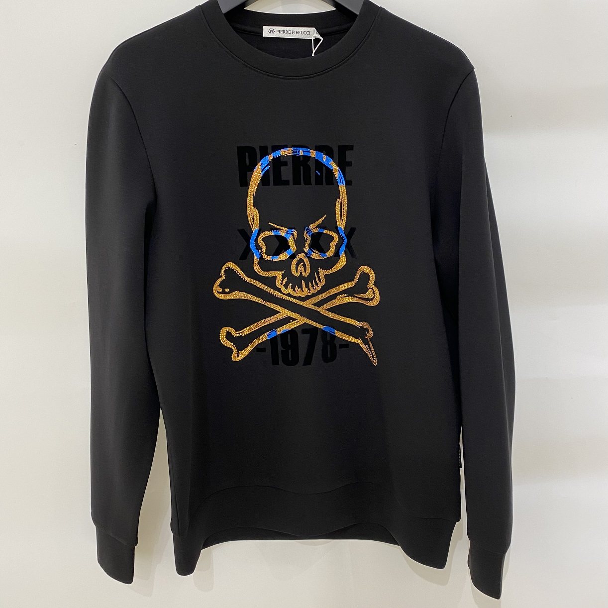 pierrepierucci现货秋冬新款潮牌美式男士休闲卫衣4233t恤