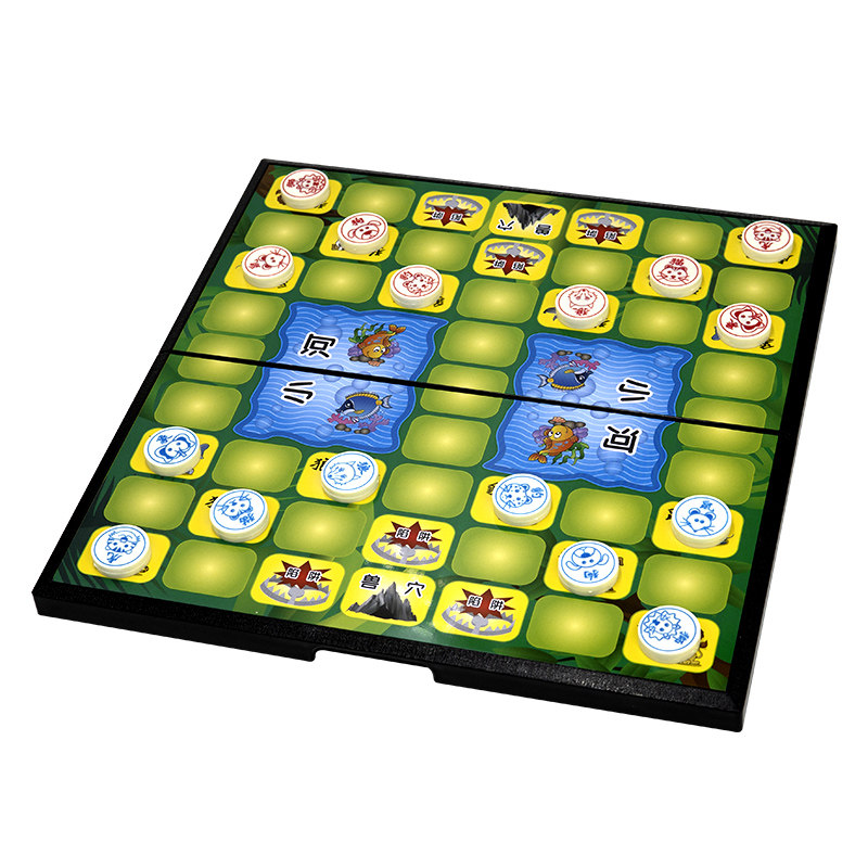 大小小号磁性学生斗兽棋带折叠棋盘益智玩具亲子斗兽棋