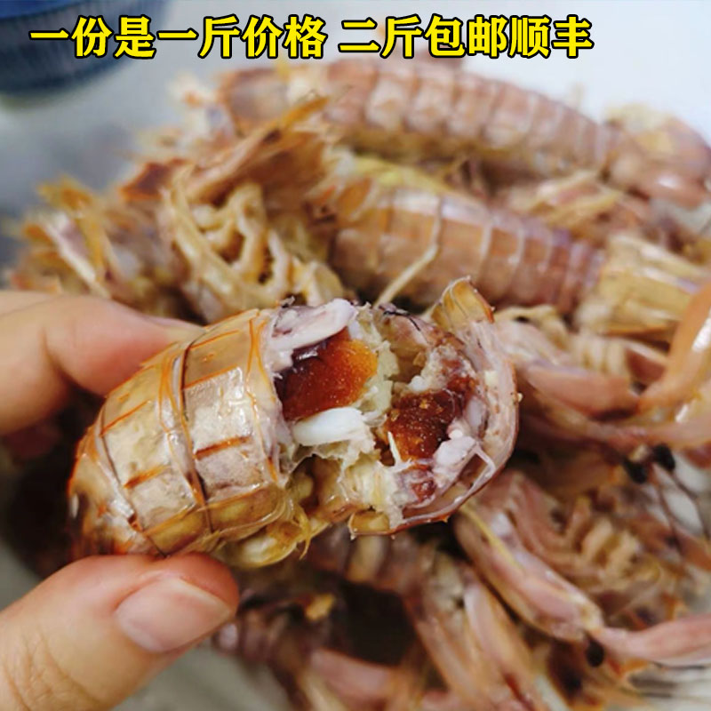 皮皮虾鲜活超大特大爬爬虾全母带膏虾新鲜海虾活虾