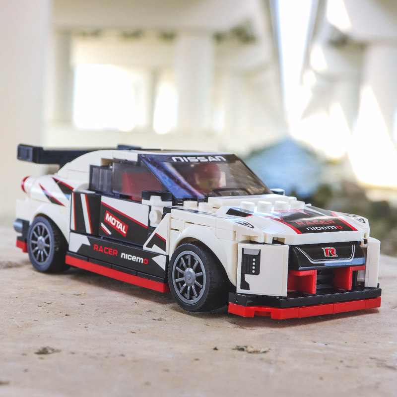 乐高积木汽车男孩子赛车moc战神gtr跑车模型塑料积木