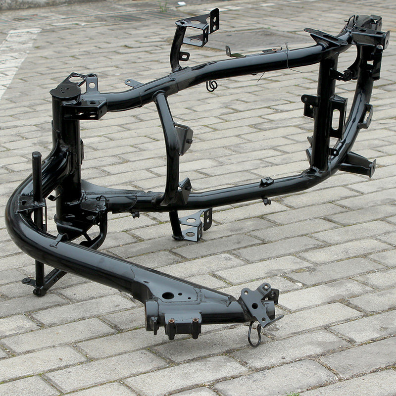 新大洲本田rx125裂行sdh12531摩托车大梁车架总成原厂摩托车车架