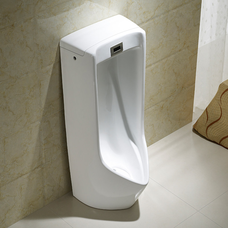 感应落地式小便池男士厕所立式立便小便器立地式小便斗陶瓷尿斗兜