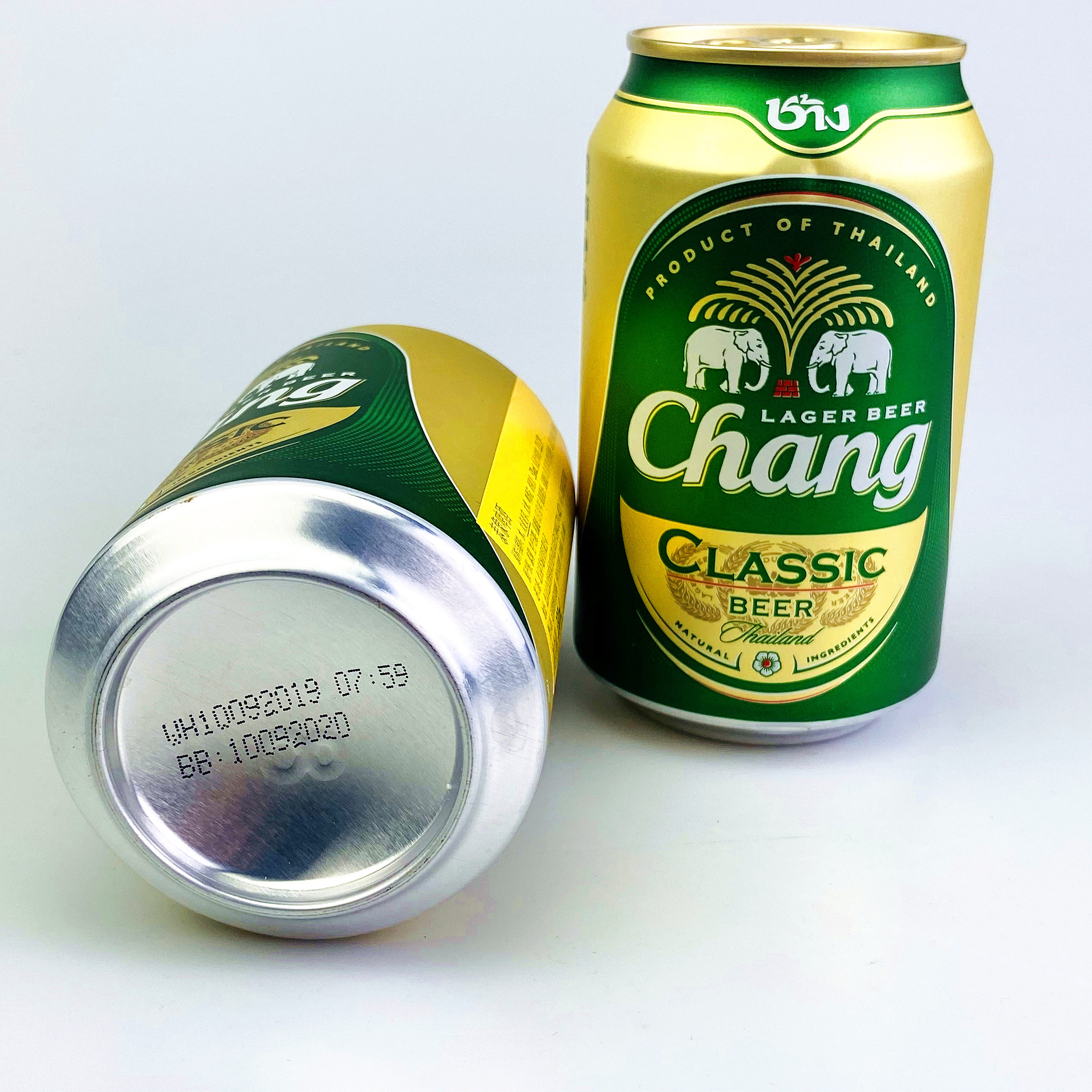 泰国象牌啤酒听chang classic 大象啤酒 包邮快递整箱24听