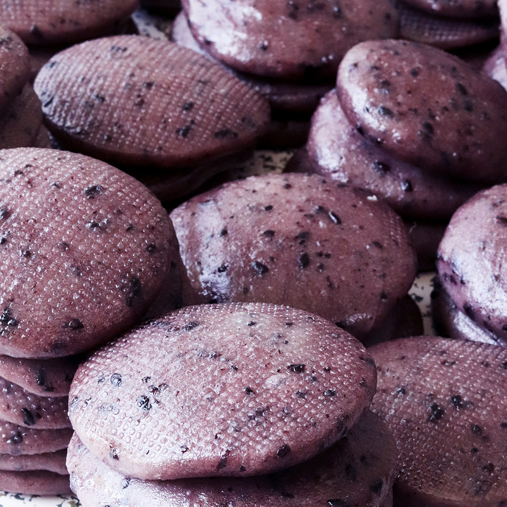 糯米紫米五谷红糖糍粑手工麻糍年糕贵州湖南年糕