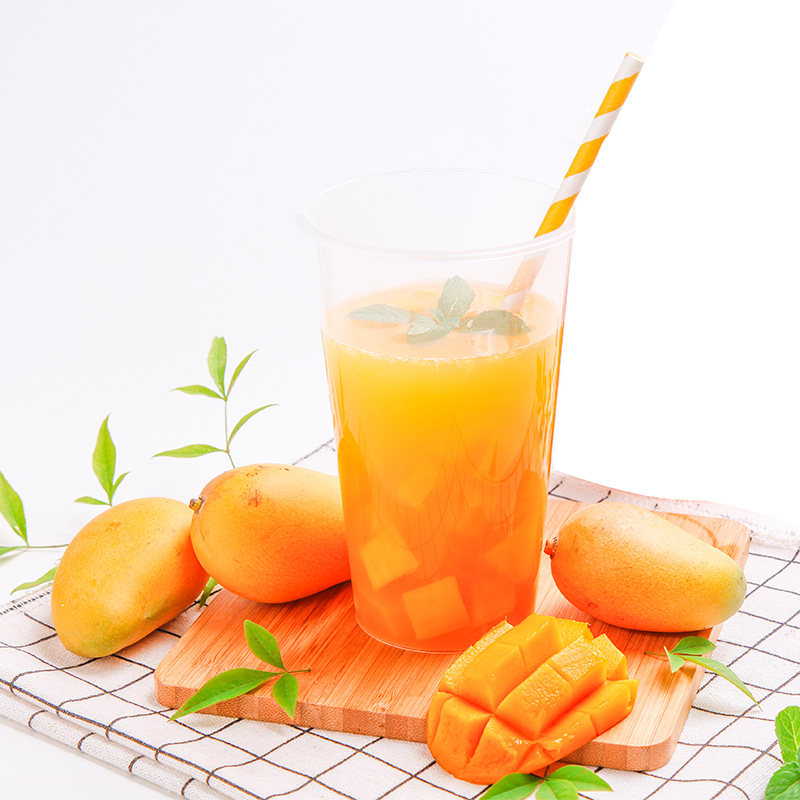 果汁芒果浓缩鲜活浓浆饮料3kg奶茶原料专用浓缩果蔬汁