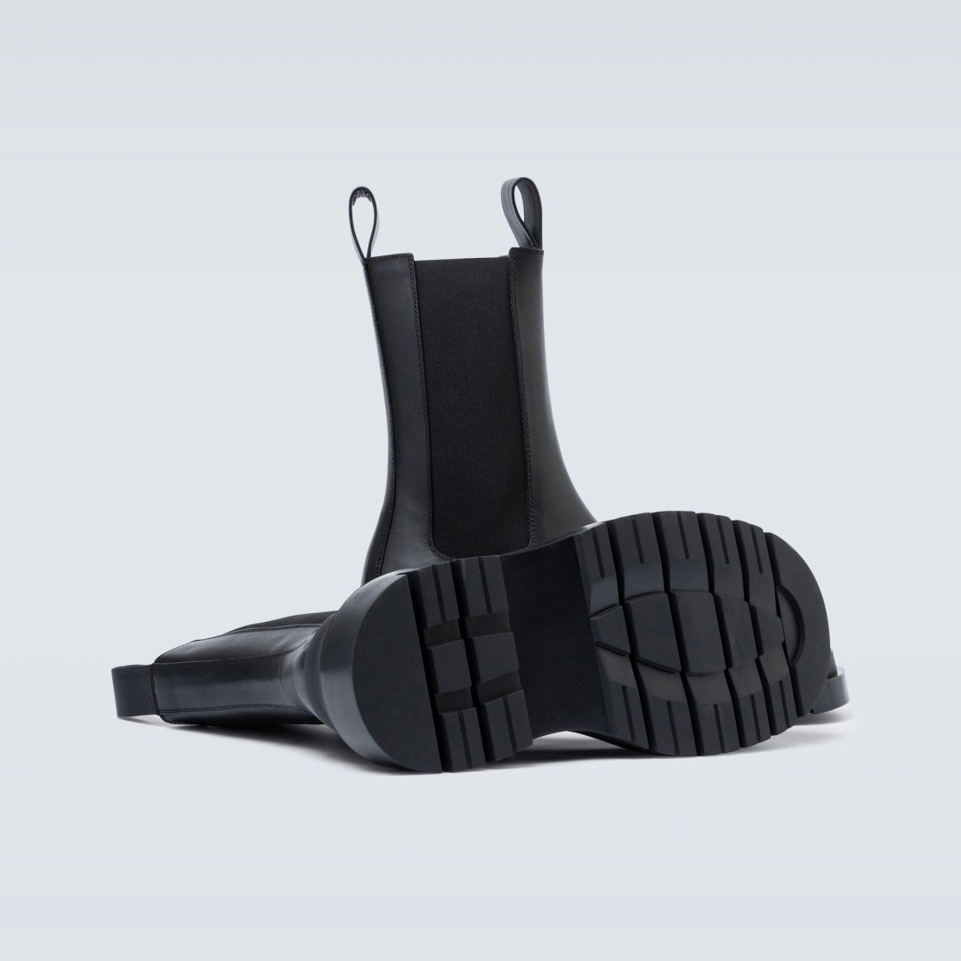 百搭瘦瘦靴 黑色马丁靴bv 2022秋冬新款 mona切尔西烟筒靴男女同款