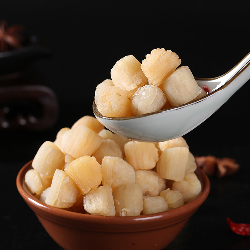 渔民自晒大干贝瑶柱元贝扇贝丁250g淡晒海鲜水产干货干贝丁