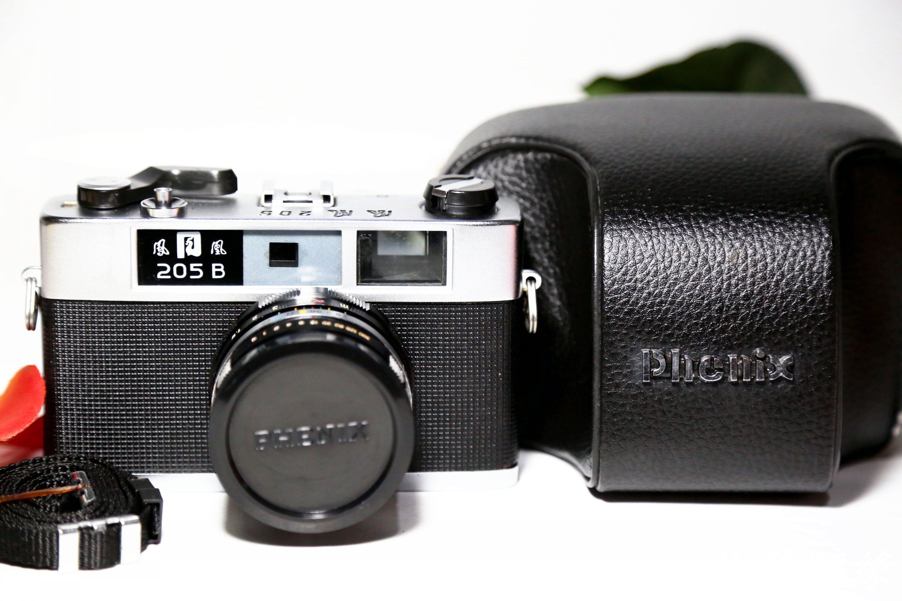 凤凰205b旁轴胶片胶卷机械测光照相机好品包装盒旁轴相机