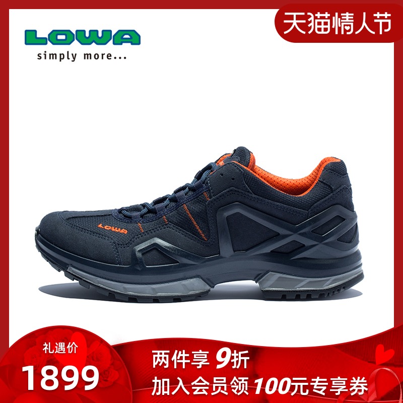 LOWA户外防水越野跑鞋男GORGON GTX低帮透气运动徒步鞋L310578