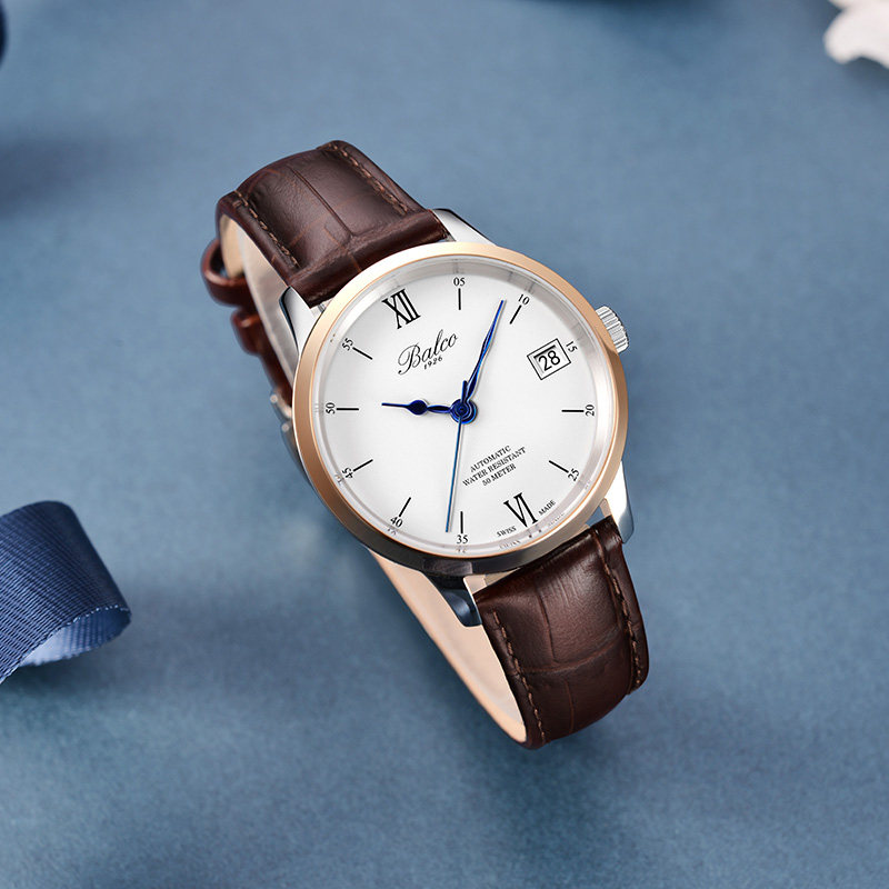 瑞士原装进口机械皮带腕表小表盘女士腕表3587m - balco手表旗舰店