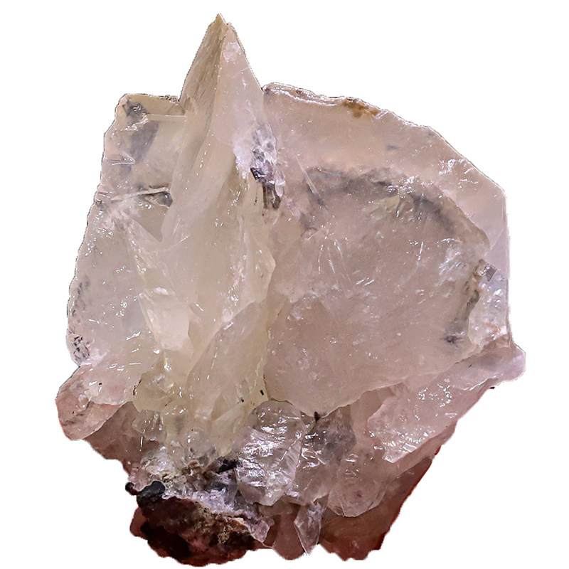 包邮片状黄色方解石天然保真原石矿物晶体标本摆件