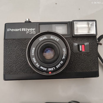 ກ້ອງຖ່າຍຮູບເກົ່າມືສອງ, retro rangefinder film camera, nostalgic 135 film collection machine, Hongmei old camera