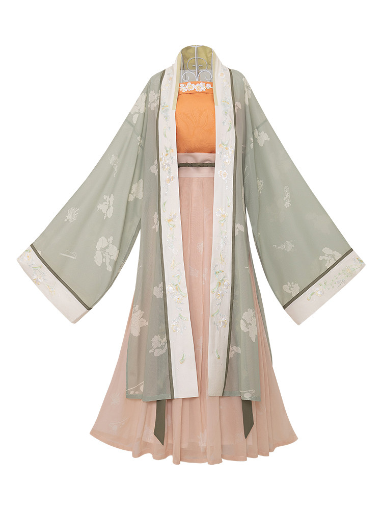 二苏旧局清水溪汉初原创汉服女国风宋制褙吊带一片汉服