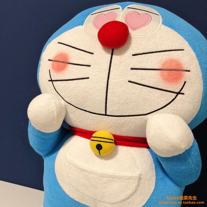 日本正品 哆啦a梦 机器猫毛绒公仔玩偶玩具 委屈款 蓝胖子叮当猫