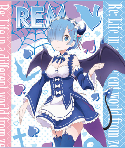 re:从零开始的异世界生活 恶魔蕾姆拉姆cos女仆装万圣节魔女服装