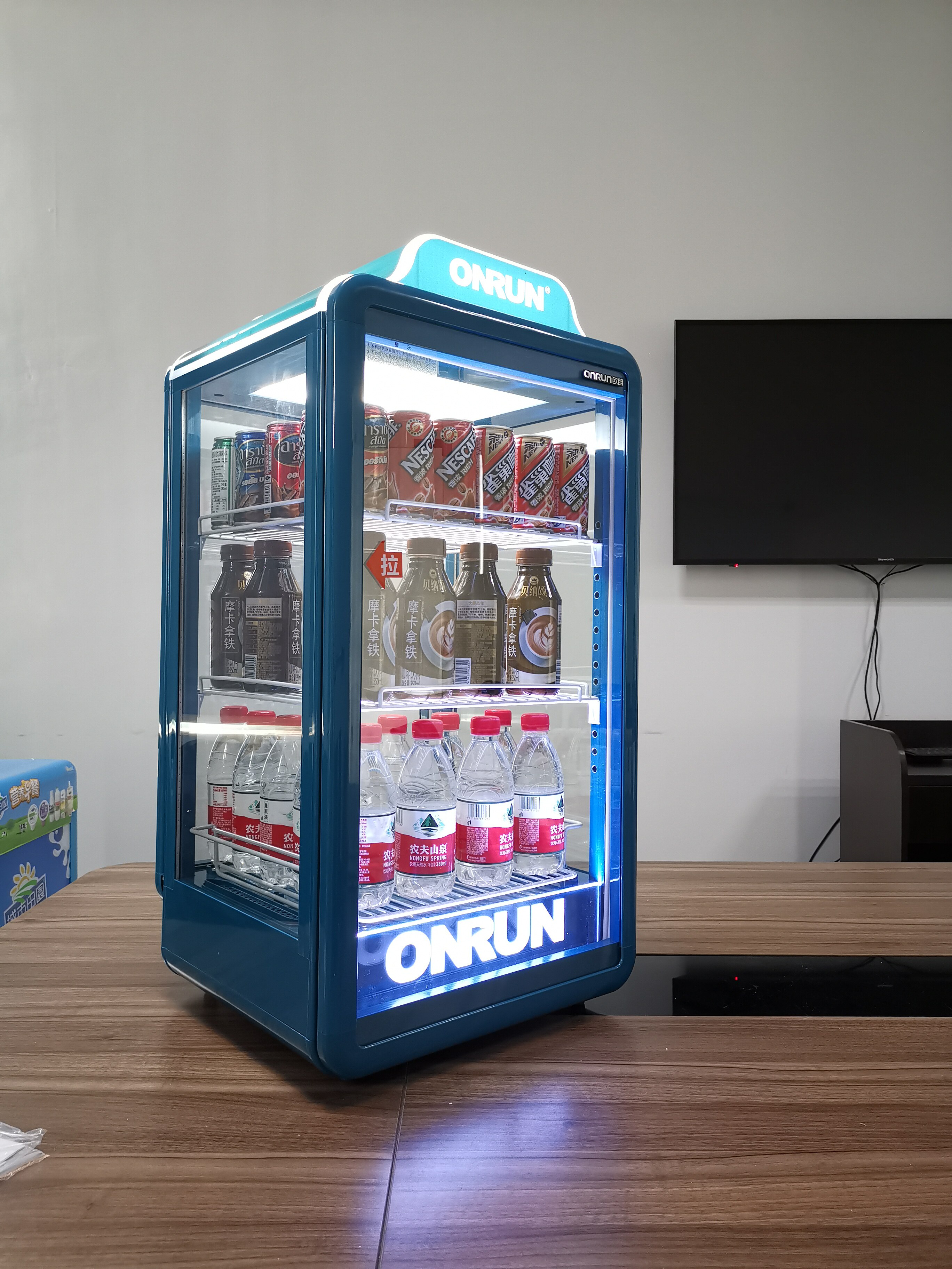 onrun 66热饮展示柜牛奶加热柜热饮柜热饮机热罐机饮料暖柜 - 女性