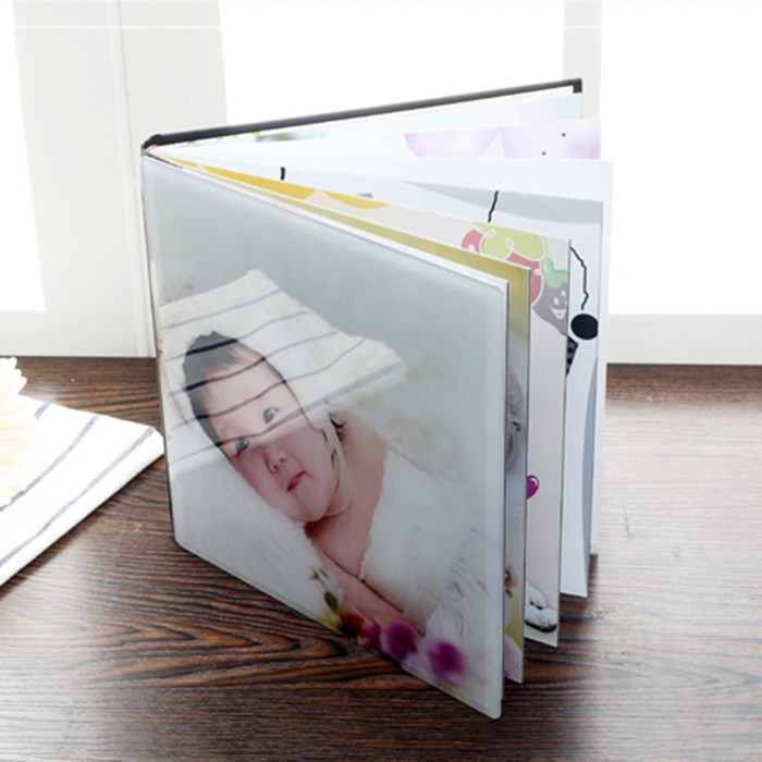 水晶相册制作高端影楼个人写真情侣结婚婚纱照片书纪念册相册定制