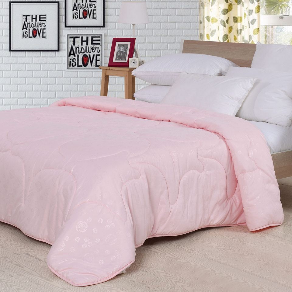 多喜爱家纺春秋被芯加厚单双人七孔被纤维被学生被子床品红粉佳人