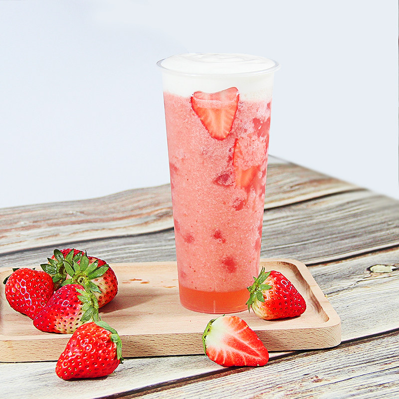 鲜活果汁优果草莓芝芝莓莓原料奶茶物料果味果味