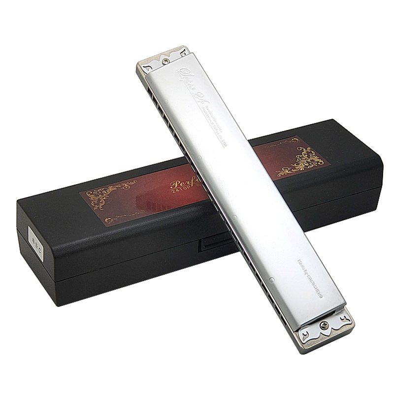 孔声kongsheng日本进口口音新款24孔单音口琴初学口琴