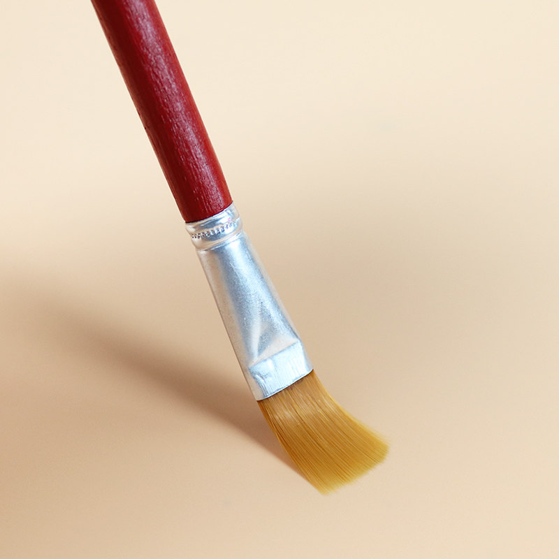 上海尼龙毛油画笔红杆水粉水彩笔美术颜料丙烯水彩笔