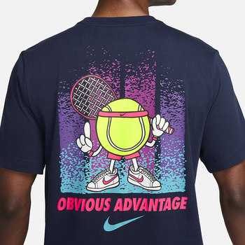Nike Tennis ແຂນສັ້ນຜູ້ຊາຍ Alcaraz ເຄື່ອງນຸ່ງຫົ່ມການຝຶກອົບຮົມກິລາບາດເຈັບແລະ Breathable ຄໍ Round T-Shirt FN0788
