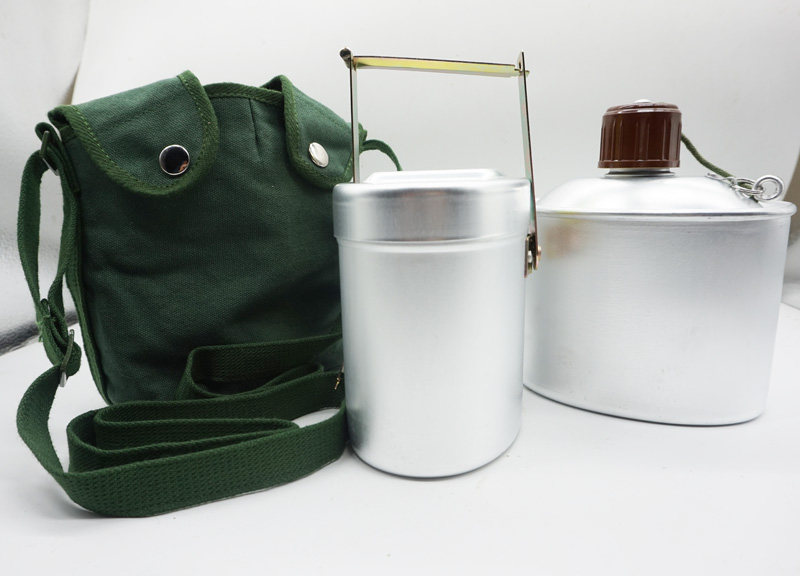 正品78式饭盒水壶多功能老式军壶怀旧年代水壶户外登山野营军迷野