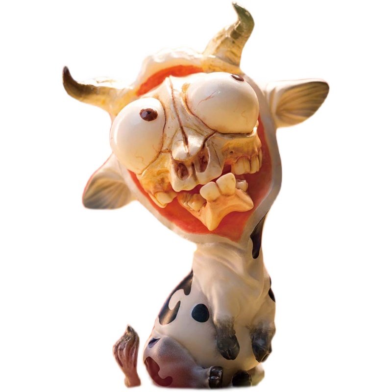 toy4u预售doubletwo十二生肖奶牛潮玩可爱动物手办潮玩盲盒