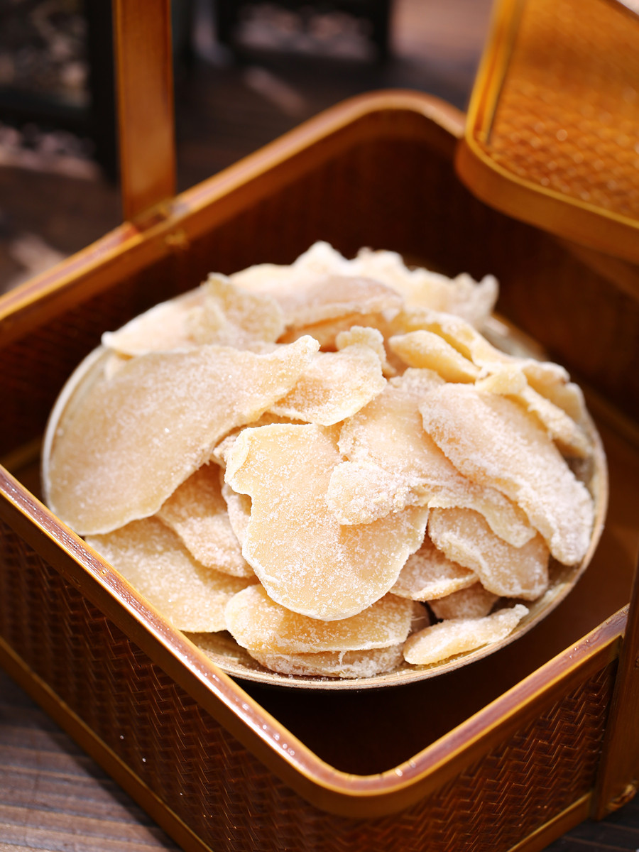 姜片上海哈卡食品白糖生姜辣味城隍庙商店蜜饯蔬果干