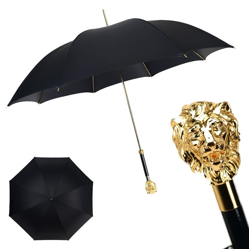 pasotti葩莎帝意大利利金狮子晴雨伞水晶太阳半自动伞