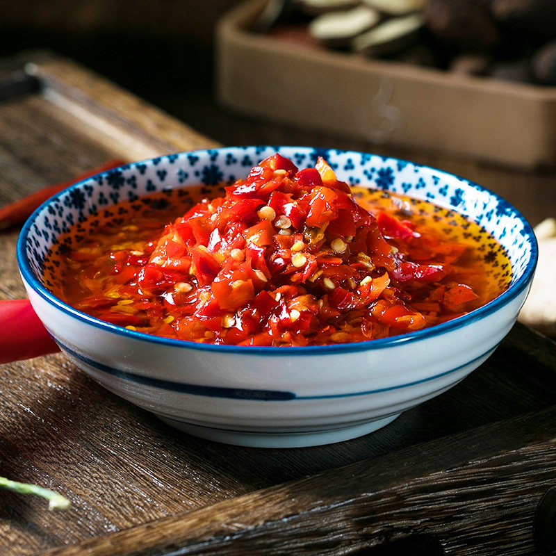 火锅辣椒酱调料红椒酱剁椒酱小火蘸酱大桶桶装辣椒酱