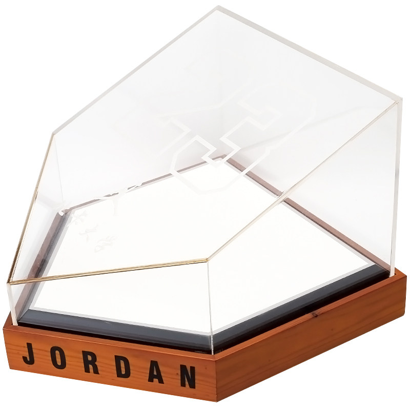 北卡大学 jordan 高端收藏鞋盒 透明水晶篮球鞋盒 飞人珍藏展示盒
