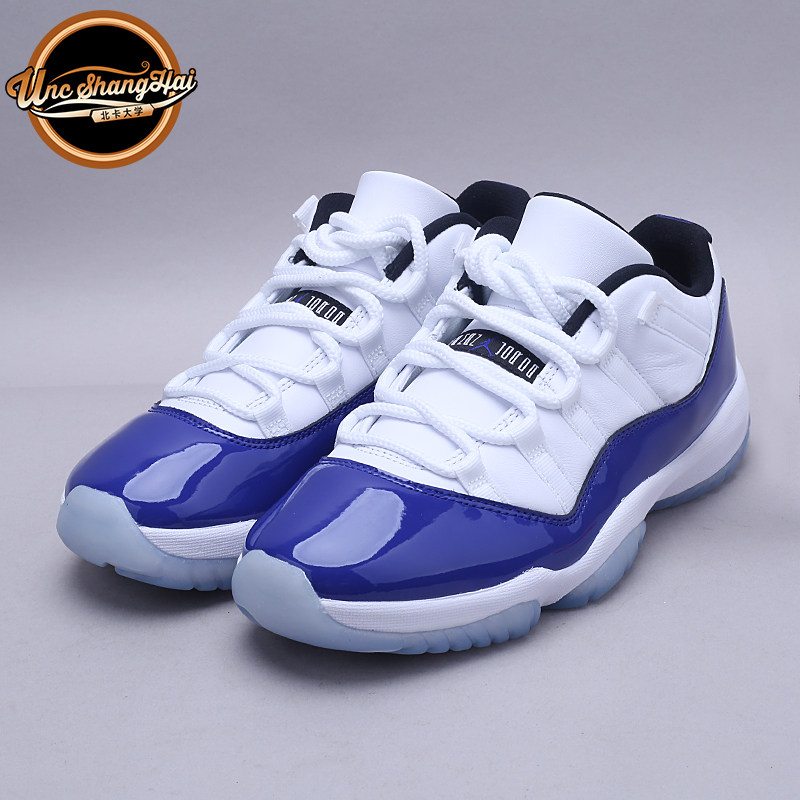 北卡大学airjordanlowaj11白蓝康扣低帮ah7860100篮球鞋