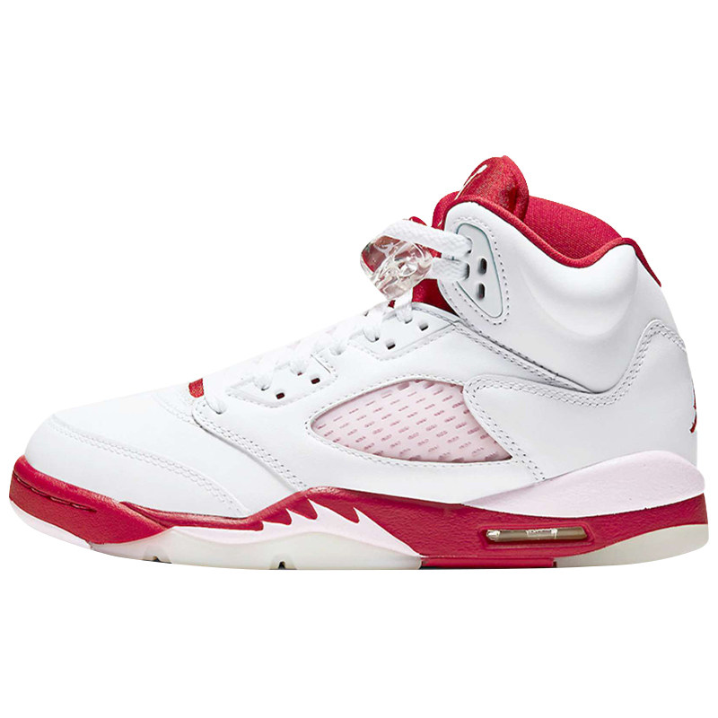 北卡大学airjordanaj5白粉红粉红情人节篮球球鞋篮球鞋
