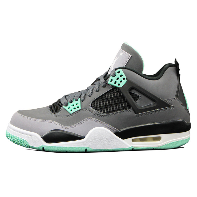 北卡大学 air jordan   aj4 黑绿 灰绿 薄荷绿 408452-308497-033