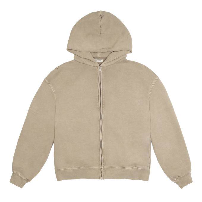 yeezyseasonzipuphoodie基础拉链水洗帽衫侃爷卫衣