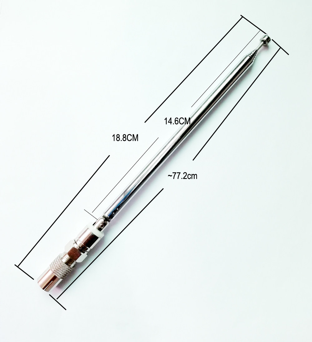 收音机拉杆伸缩天线tv总长76厘米7节流金岁月音箱天线